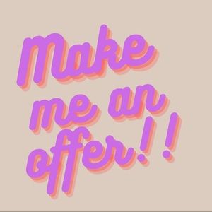 Make me offers !!! Let’s Posh.